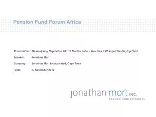 Pension Fund Forum Africa