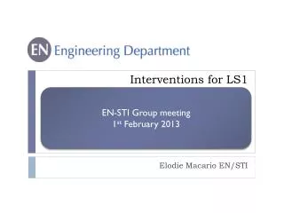 Interventions for LS1