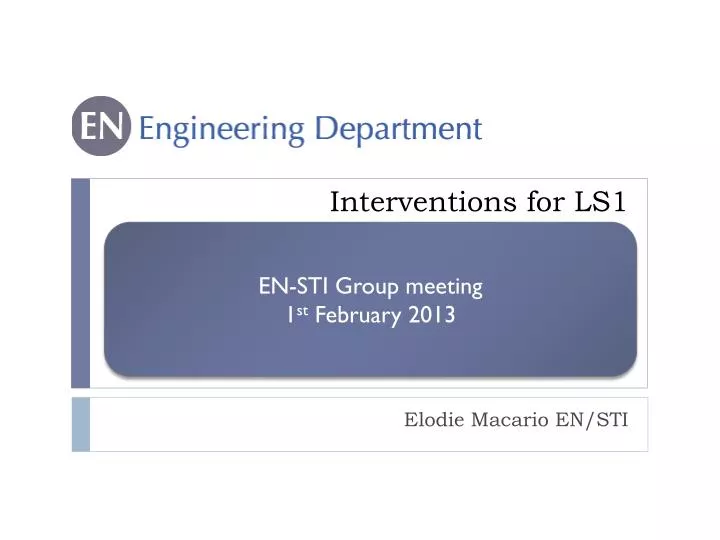 interventions for ls1