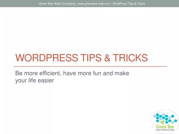 wordpress tips tricks