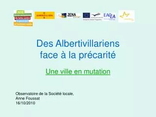 des albertivillariens face la pr carit