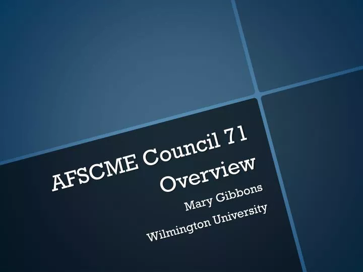 afscme council 71 overview