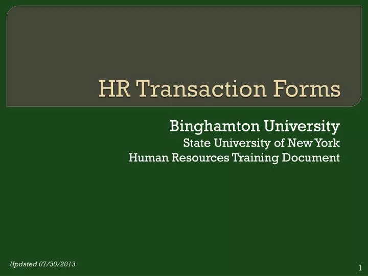 hr transaction forms