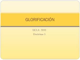 glorificaci n