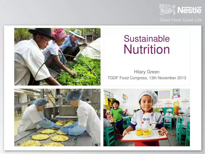 sustainable nutrition