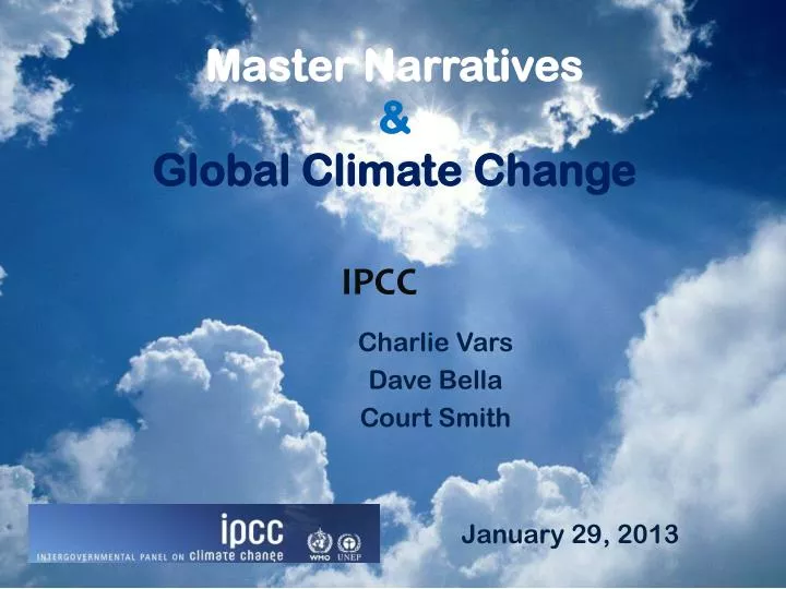 master narratives global climate change