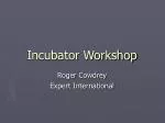 Incubator Workshop - slide 1