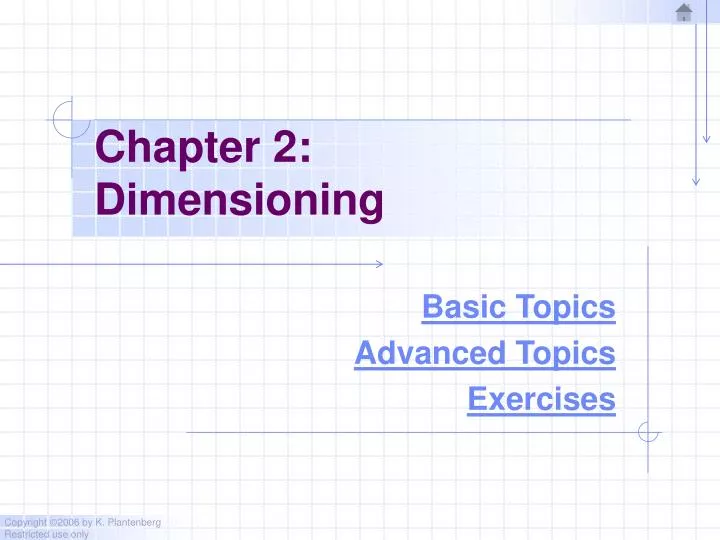 chapter 2 dimensioning