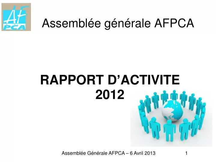 rapport d activite 2012