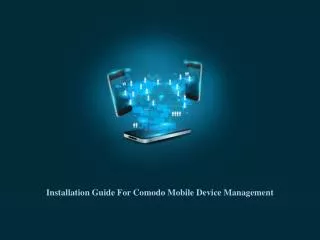 Step by Step installation Guide for CMDM