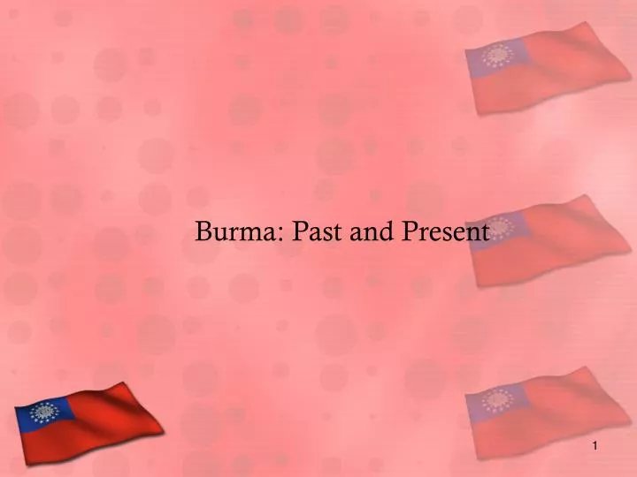 burma past and present