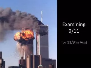 Examining 9/11