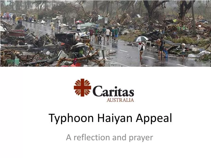 typhoon haiyan appeal
