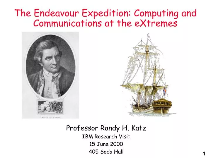 the endeavour expedition computing and communications at the extremes