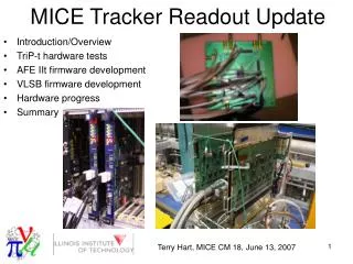 MICE Tracker Readout Update