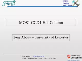 MOS1 CCD1 Hot Column