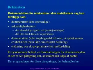 relaksation