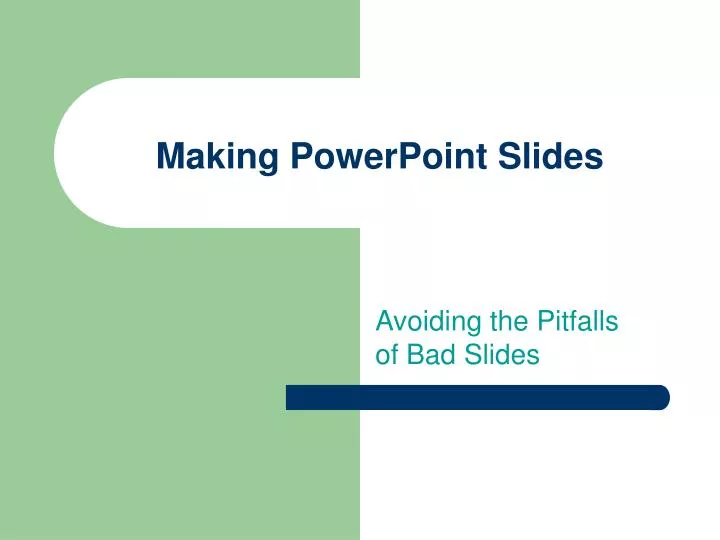 making powerpoint slides