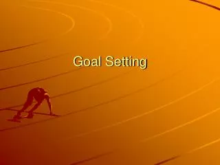 Goal Setting