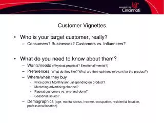 customer vignettes