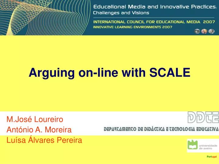 arguing on line with scale
