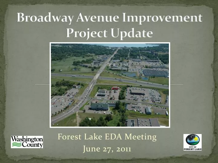 broadway avenue improvement project update