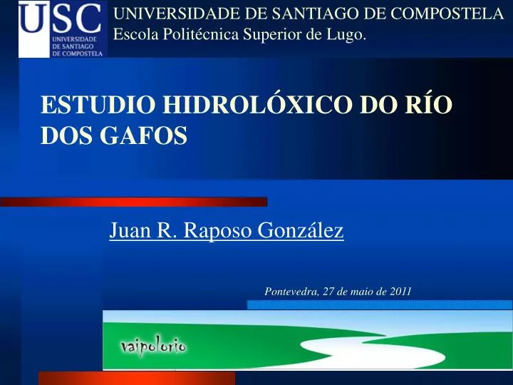 estudio hidrol xico do r o dos gafos