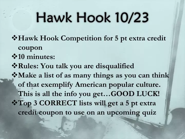 hawk hook 10 23