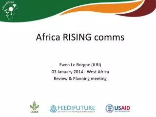 Africa RISING comms