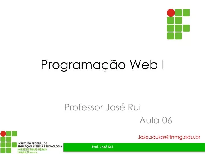 programa o web i