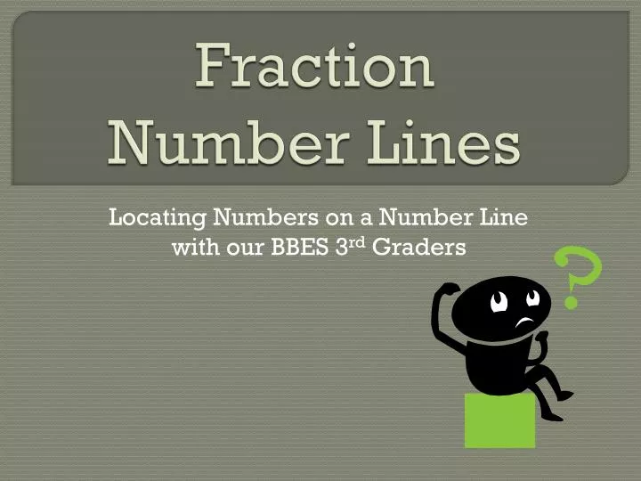 fraction number lines