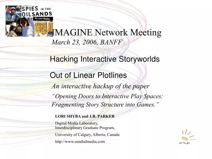 imagine network meeting march 23 2006 banff
