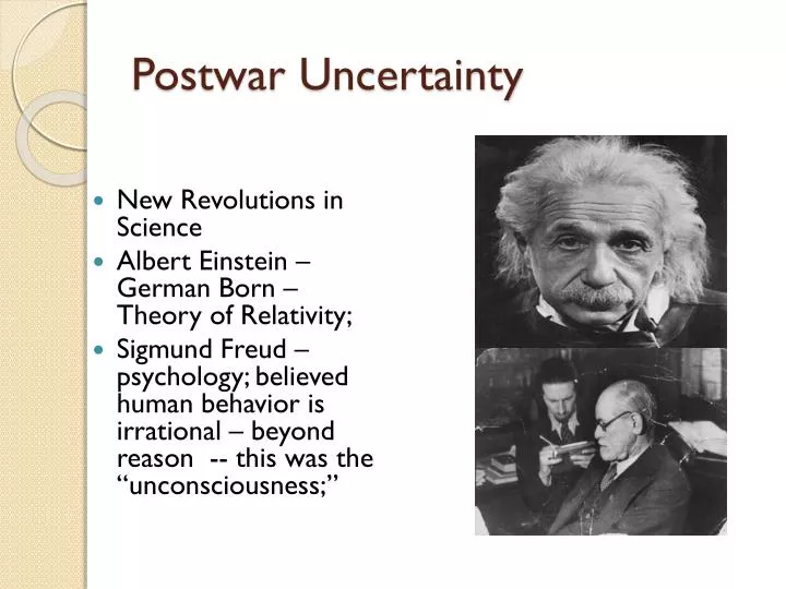 postwar uncertainty