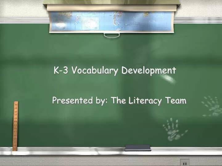 k 3 vocabulary development