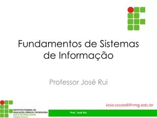 fundamentos de sistemas de informa o