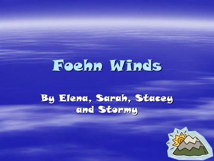 foehn winds
