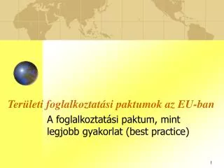 ter leti foglalkoztat si paktumok az eu ban