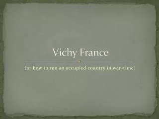 Vichy France