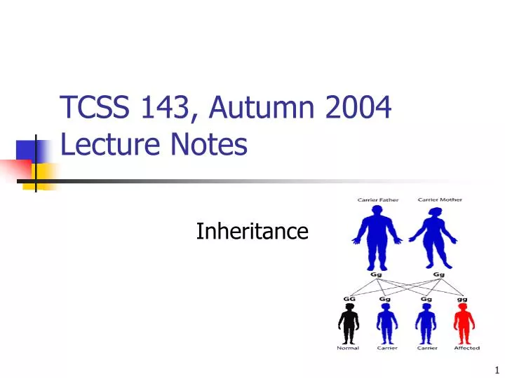 tcss 143 autumn 2004 lecture notes