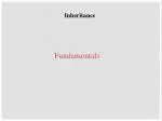 Understanding Inheritance in Java Classes - slide 1