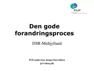 den gode forandringsproces