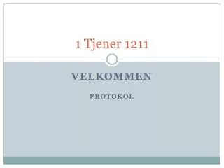 1 tjener 1211