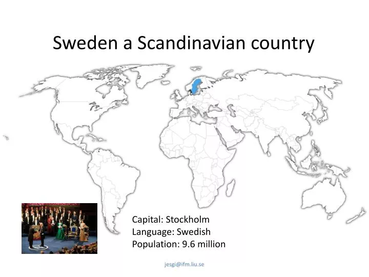 sweden a scandinavian country