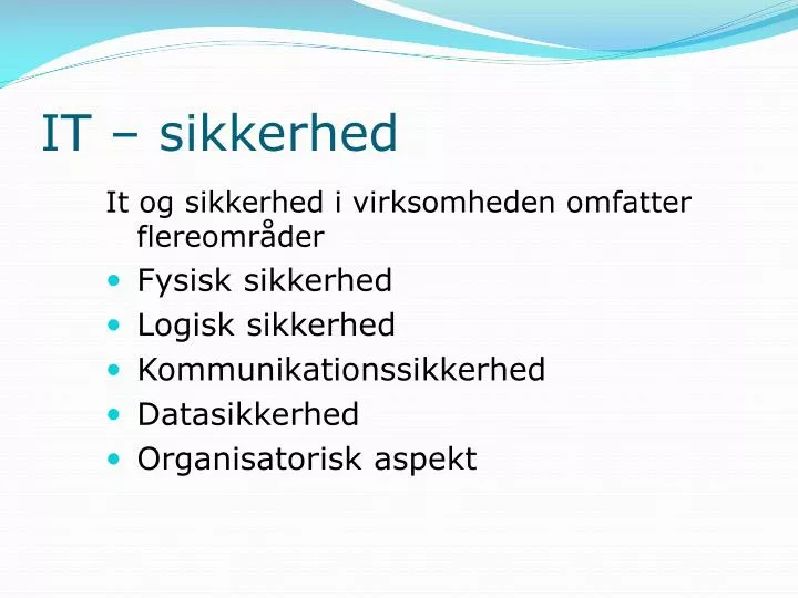 it sikkerhed