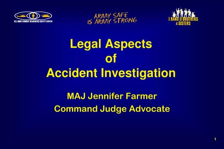legal aspects of accident investigation