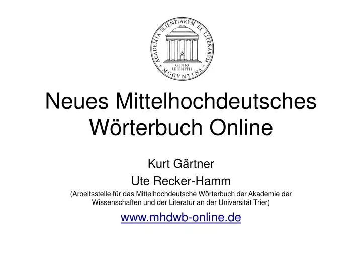neues mittelhochdeutsches w rterbuch online