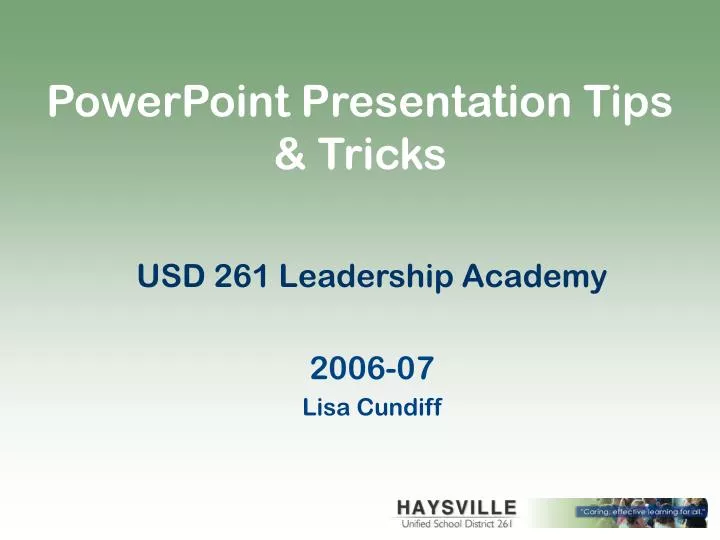 powerpoint presentation tips tricks