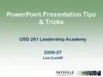 PowerPoint Presentation Tips &amp; Tricks - slide 1