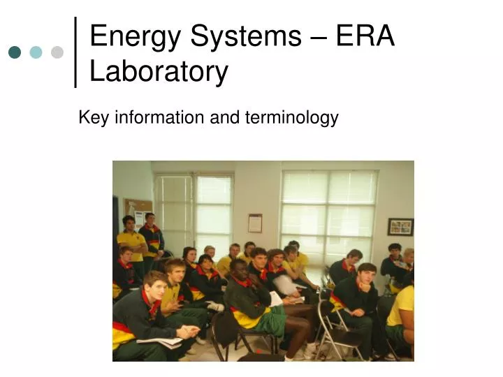 energy systems era laboratory