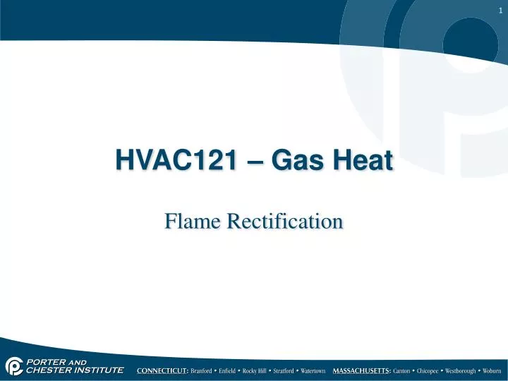 hvac121 gas heat